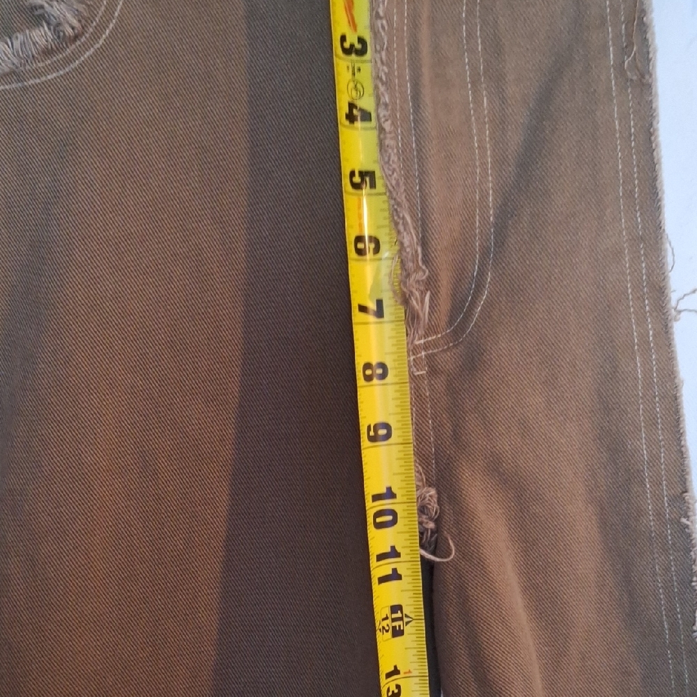 Patchwork Brown And Cream Jeans - image 5